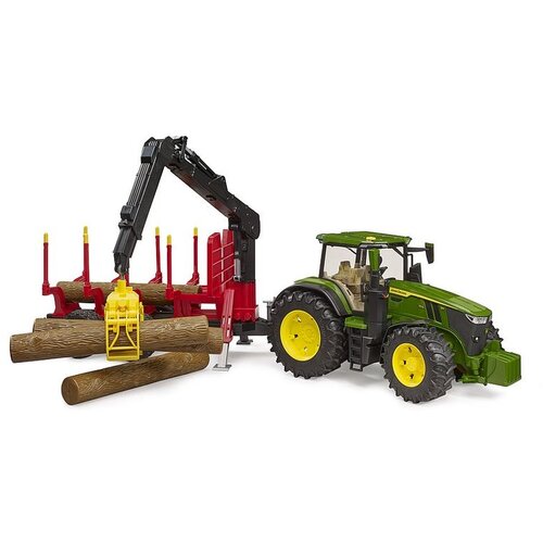 Bruder Traktor John Deere 7R 350 Sa Prikolicom Za Drva Cene