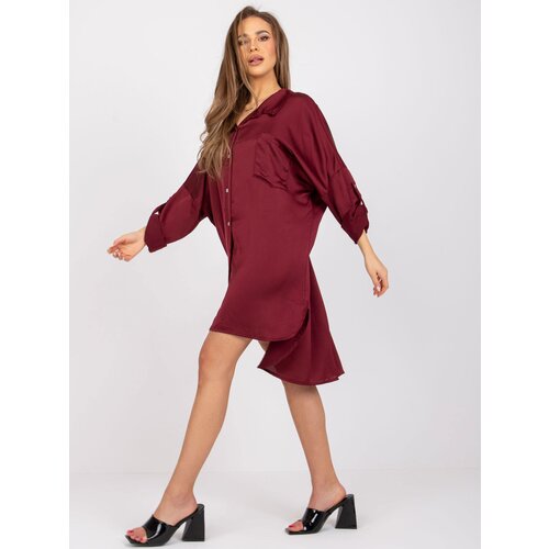Italy Moda Dress-DHJ-SK-13938-1.63P-burgundy Cene