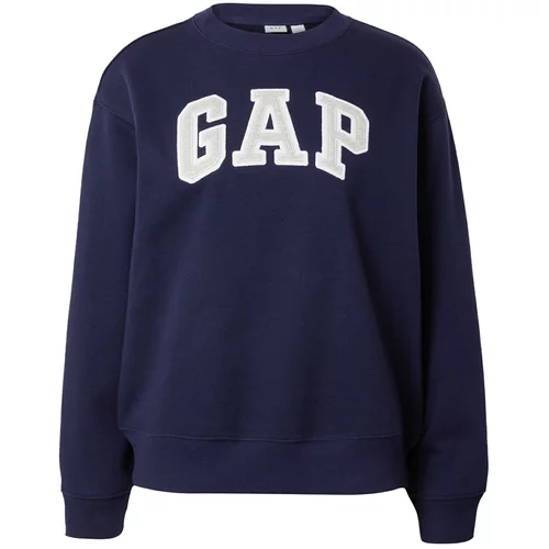 GAP Sweater majica mornarsko plava / svijetlosiva / bijela