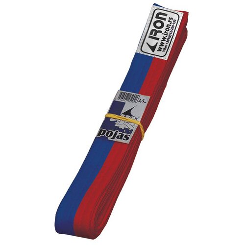 IRON SPORT Crveno plavi pojas 240cm - Plavo crveni pojas za borilačke sportove Cene