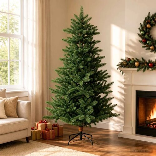  Umjetno božićno drvce 240 cm PVC i metal Zelena - 240 cm Cijene
