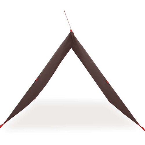 VidaXL Cerada za kampiranje smeđa 366x306 cm vodootporna Slike