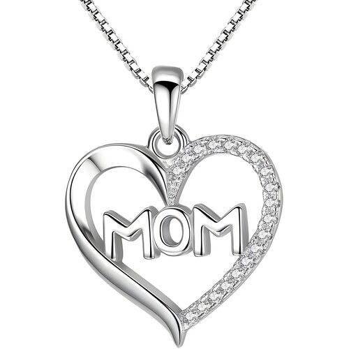 Ogrlica Mom Heart - Srebrna KP28757 Cijene