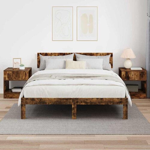  Konačna Stolić 2 pcs Dimljeni hrast 40,5 x 40 x 45 cm Slike