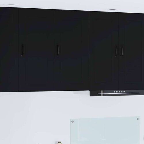  Zidni kuhinjski ormarić Crna 40 x 31 x 80 cm Konstruirano drvo Cijene