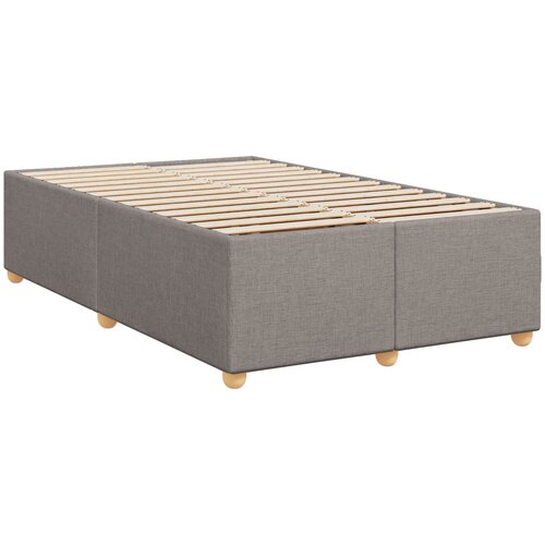  Boxspring krevet s madracem Sivosmeđa 120 x 190 cm Tkanina Slike