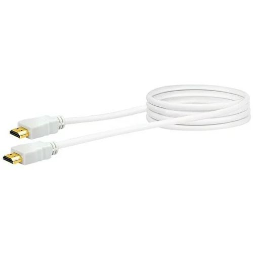 SCHWAIGER HDMI-kabel (1,5 m, Pozlaćeni kontakti, Bijele boje)
