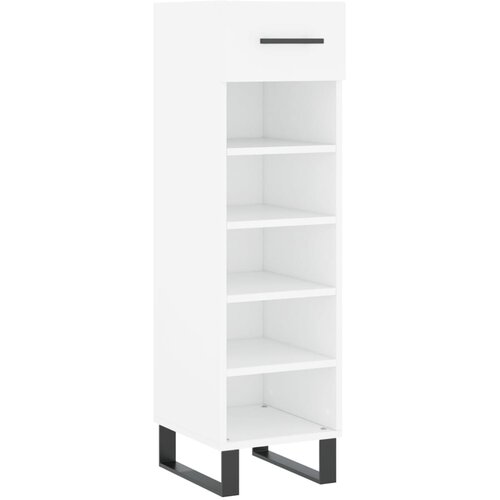 Maison Chic Omarica za obutev - Kopa za čevlje bela 30x35x105 cm inženirski les, (21778286) Slike
