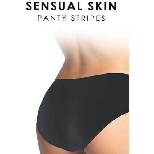 Gatta Panties 41684 Panty Stripes Sensual Skin S-XL black 06 Cene