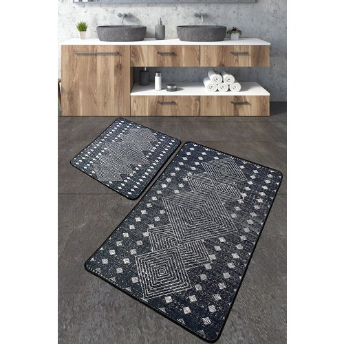  Geesle Multicolor Bathmat Set (2 Pieces) Cene