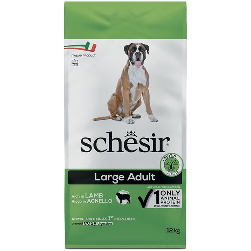 Schesir Dog Large Adult s janjetinom - 2 x 12 kg Slike