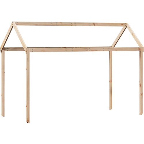  Visoki krevet s krovom 90 x 190 cm od masivne borovine Slike