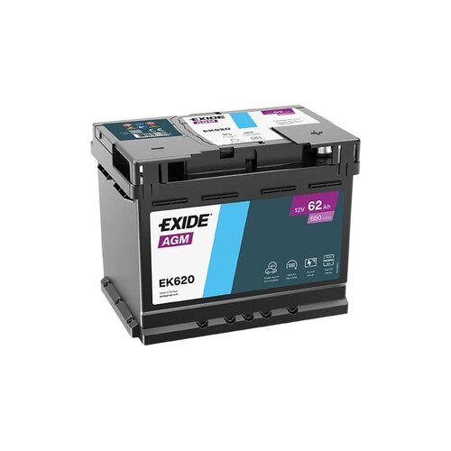Varta exide start-stop akumulator za automobile 12V 62Ah EK620 Slike