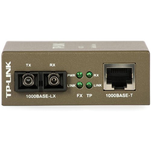 Tp-link Media Filter MC210CS, 1000Mbps RJ45 to 1000Mbps single-mode SC fiber Converter, Full-duplex,up... Slike