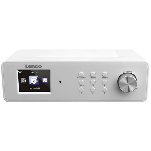 Lenco Internetna FM radio z barvnim zaslonom 2,4" WiFi RDS Budilka z Dvojno Alarmom, (5000299481) Cene