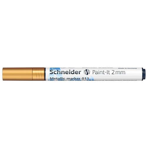 Schneider Flomaster Paint-It metalik marker 011, 2 mm, zlatni Slike