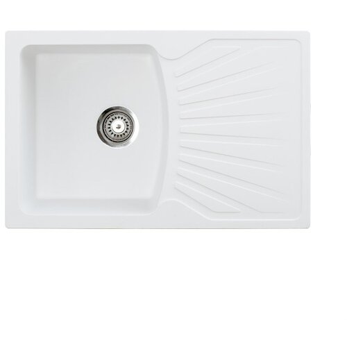 Metalac granitna usadna sudopera xQuadro Plus bela 770x500 Ø90 Cene