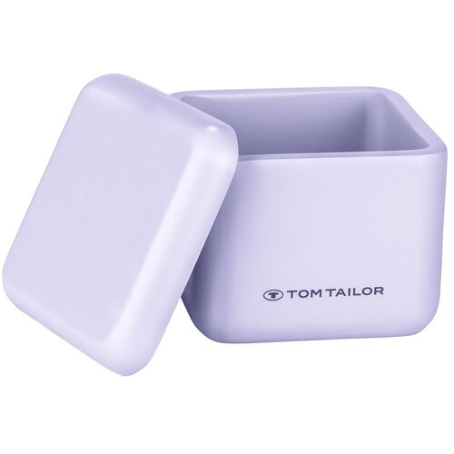 Wenko Ljubičasti kupaonski organizator za pamučne vatice od polyresina Tom Tailor T-Rounded &amp;ndash; Slike