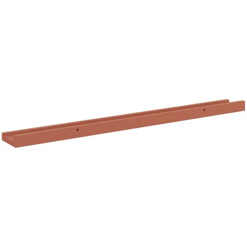  Polica na zidu 2 pcs Crvena 80 x 9 x 3 cm Konstruirano drvo Slike