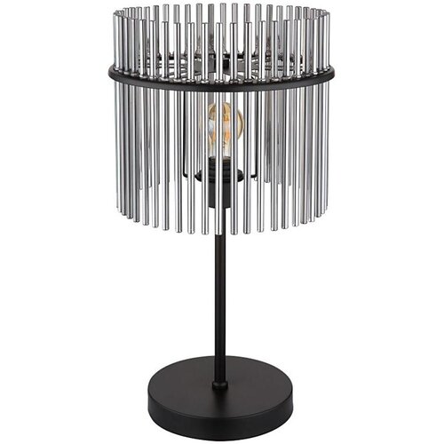 Globo 15698T1 - Stona lampa GORLEY 1xE14/60W/230V prečnik 30 cm crna Slike