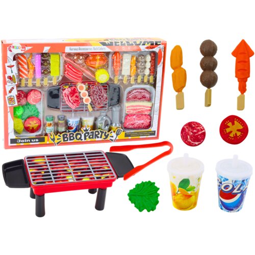  Set za zabavu - Grill Hrana, Piće, Povrće - 40 elemenata Slike