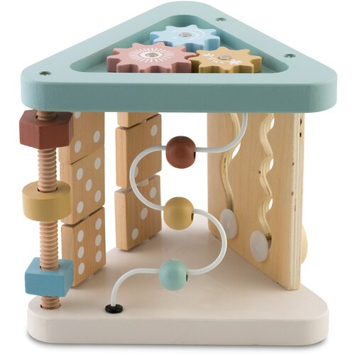 Nukido NK-860 Wooden Sensory Triangle Toy for Learning and Play, (21740384) Slike