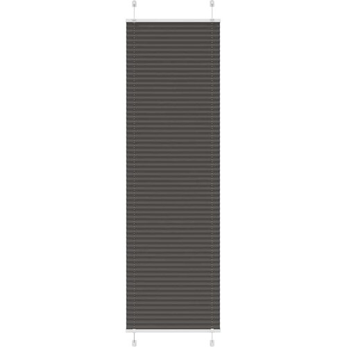  Plisirana zavjesa Crna 65x200 cm Širina tkanine 64,4 cm Poliester Cene