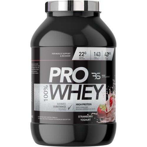 Basic Supplements pro whey protein &amp;ndash; visokokvalitetan izvor proteina - keks i krem 2.27kg Slike