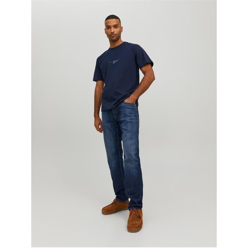 Jack &amp;amp; Jones Dark blue Joshua Mens T-Shirt - Men Slike