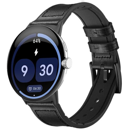 INF Silikonsko in PU usnjeni &scaron;portni pa&scaron;ček za Pixel Watch 4 (45mm) Black, (5000264200) Cene