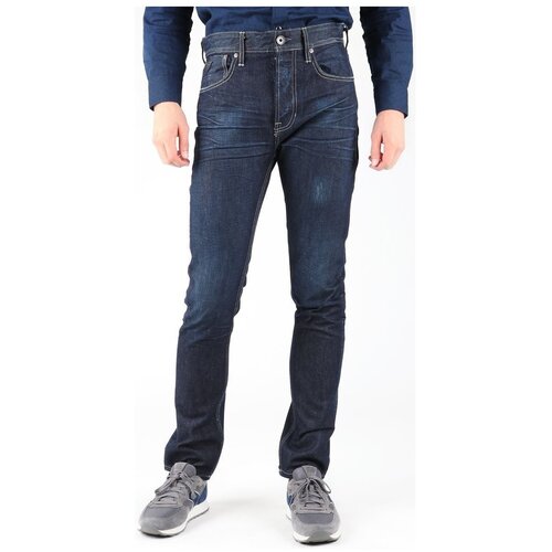 Guess Kavbojke slim Edison M14R95D0HN1 WOOB Modra Slike