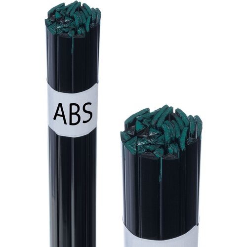 Rosfix ČRNO SPAJKALNO POLNILO ABS 50 G &ndash; ME&Scaron;ANICA TRAKOV 8 MM IN TRIKOTNIKOV 3,5 MM | TALILNA T&deg; 310&ndash;360 &deg;C | ZA AVTOMOBILSKE PLASTIKE, (5000036429) Cene