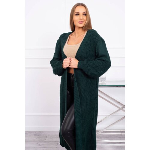 Kesi Long cardigan dark green Slike