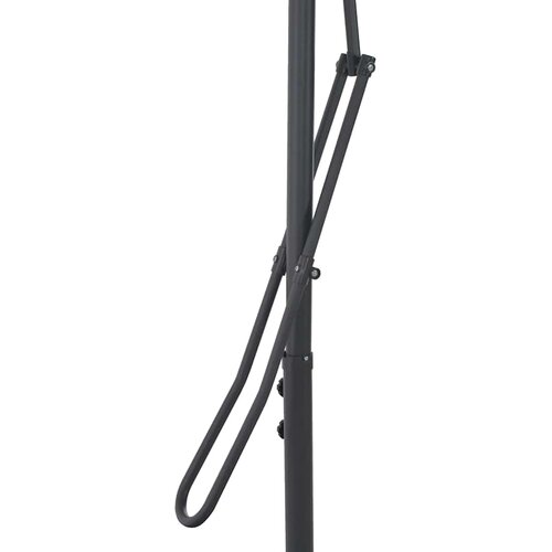  suncobran s čeličnim stupom 250 x 250 cm zeleni Slike