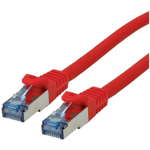 Roline 21.15.2814 RJ45 omrežni kabel\, patch kabel cat 6a s/ftp 1.50 m rdeča 1 kos, (20419897) Cene