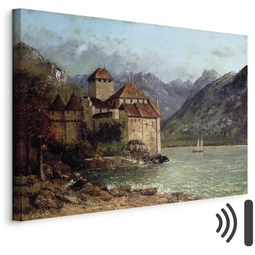  Slika - Gustave Courbet -Chillon Castle 60x40 Akustična Cijene