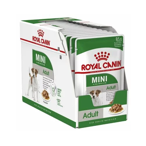 Royal Canin Mini Adult - Kot dopolnilo: 24 x 85 g Mini Adult mokra hrana