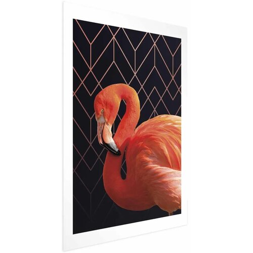  Plakat - Flamingo Solo 21x30 Bez okvira s margom Cene
