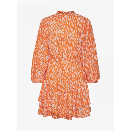 Vero Moda Orange patterned dress Daisy - Women