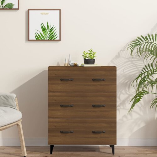 vidaXL komoda boja smeđeg hrasta 69,5x34x90 cm od konstruiranog drva Cijene