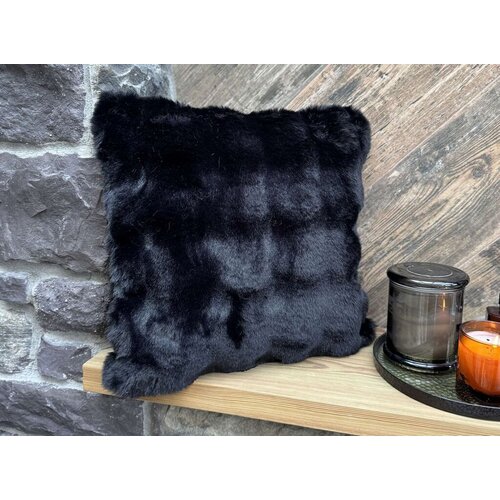Aberto Design dekorativna jastučnica Bubble, 50 x 50 cm, Crna Slike
