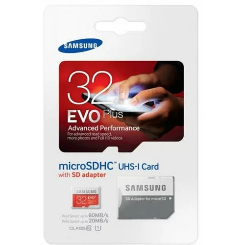 Samsung Spominska kartica evo plus 32gb micro sdhc class 10