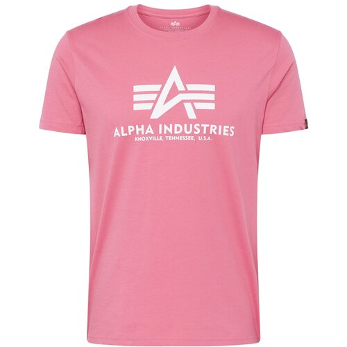 Alpha Industries Majica svetlo roza / bela Slike