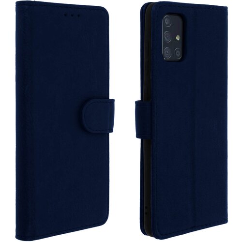 AVIZAR folio case samsung galaxy A71 z držalom za kartico - modra, (20617109) Cene