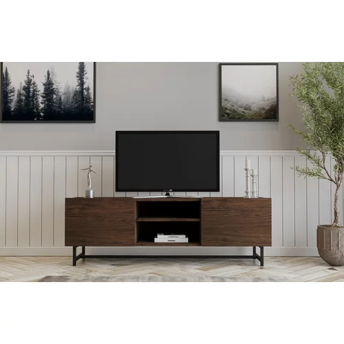 HANAH HOME Wood - Walnut TV omarica, (20783241)