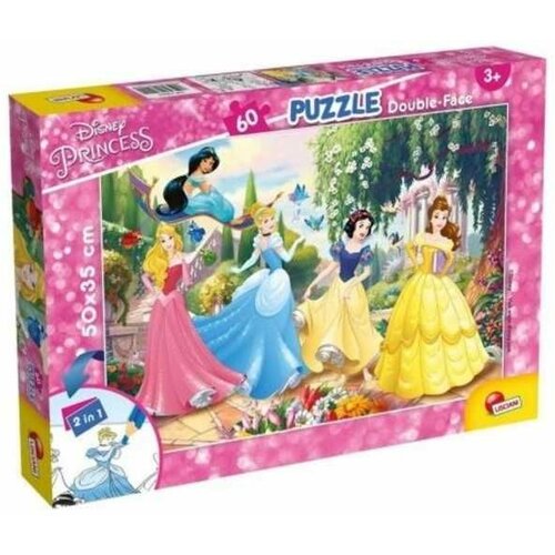 Lisciani Puzzle Princess 2u1 složi I oboji - 60 delova Slike