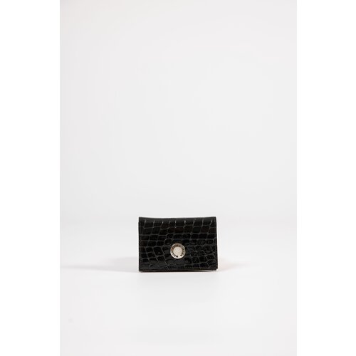 Mona ženski crni kožni novčanik sa printom 6518517-2 Slike