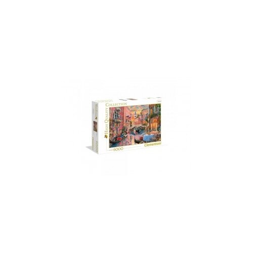Clementoni puzzle 6000 hqc venice evening sunset Slike