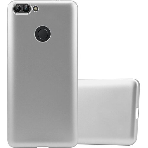 Cadorabo Case, združljiv s Huawei v kovinskem srebru - za&scaron;čitni pokrov iz fleksibilnega silikona TPU, (20591615) Cene