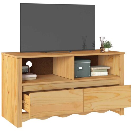  ormar Drammen Boja hrasta 99 x 43 x 55 cm Čvrsto borovo drvo Slike